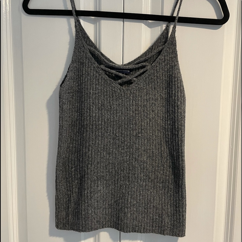Wool crop top
